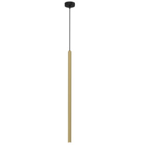 Żyrandol Luminex Tube Dia 25 Mm, H 700 Mm Yoru Black/brass x1