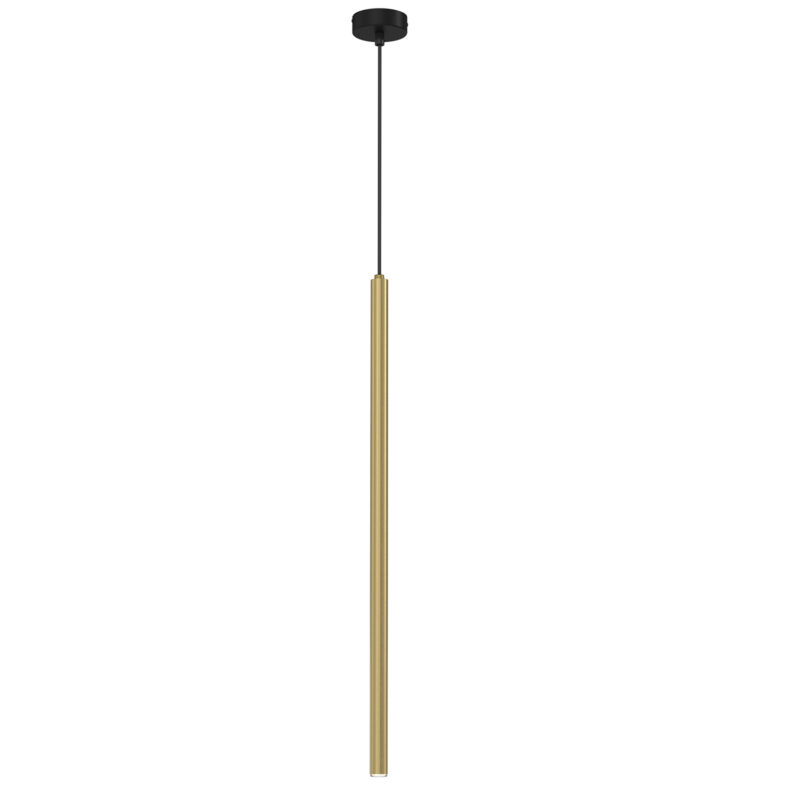 Żyrandol Luminex Tube Dia 25 Mm, H 700 Mm Yoru Black/brass x1