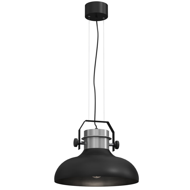 Żyrandol Luminex Helsing Black/nickel x1