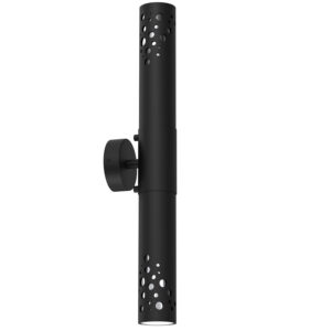 Kinkiet Luminex Altro Buble Black/chrome x2