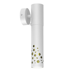 Kinkiet Luminex Altro Buble White/gold x1
