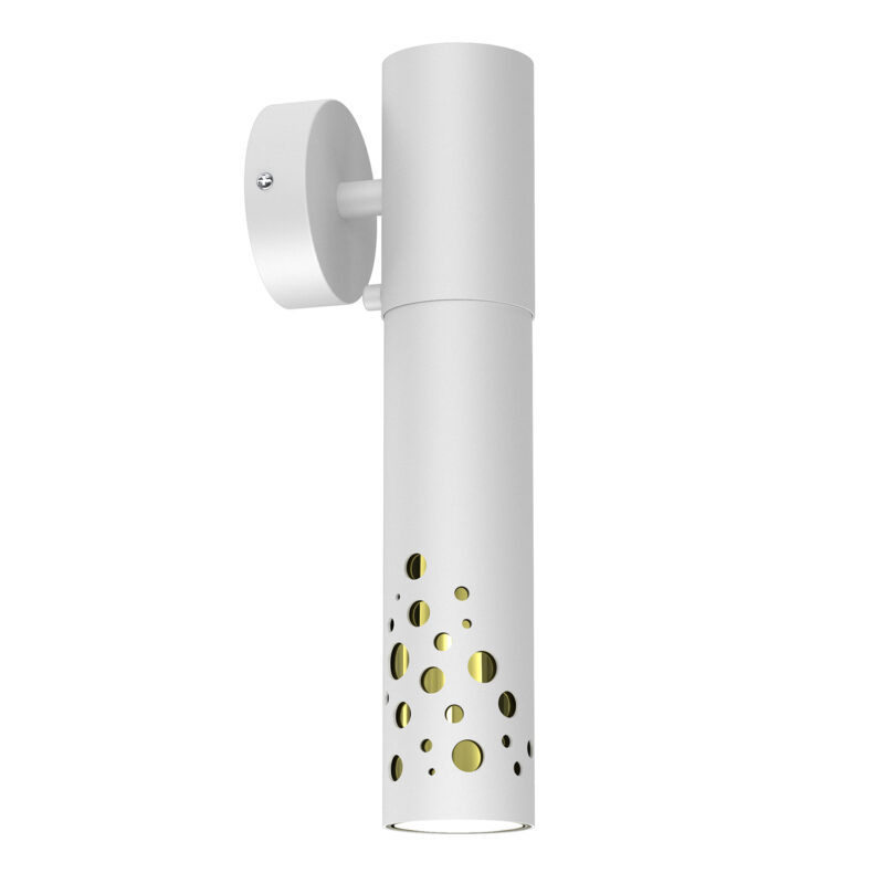 Kinkiet Luminex Altro Buble White/gold x1