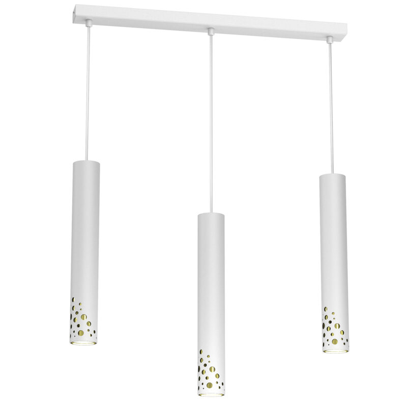 Żyrandol Luminex Altro Buble Line Bar 600 Mm White/gold x3