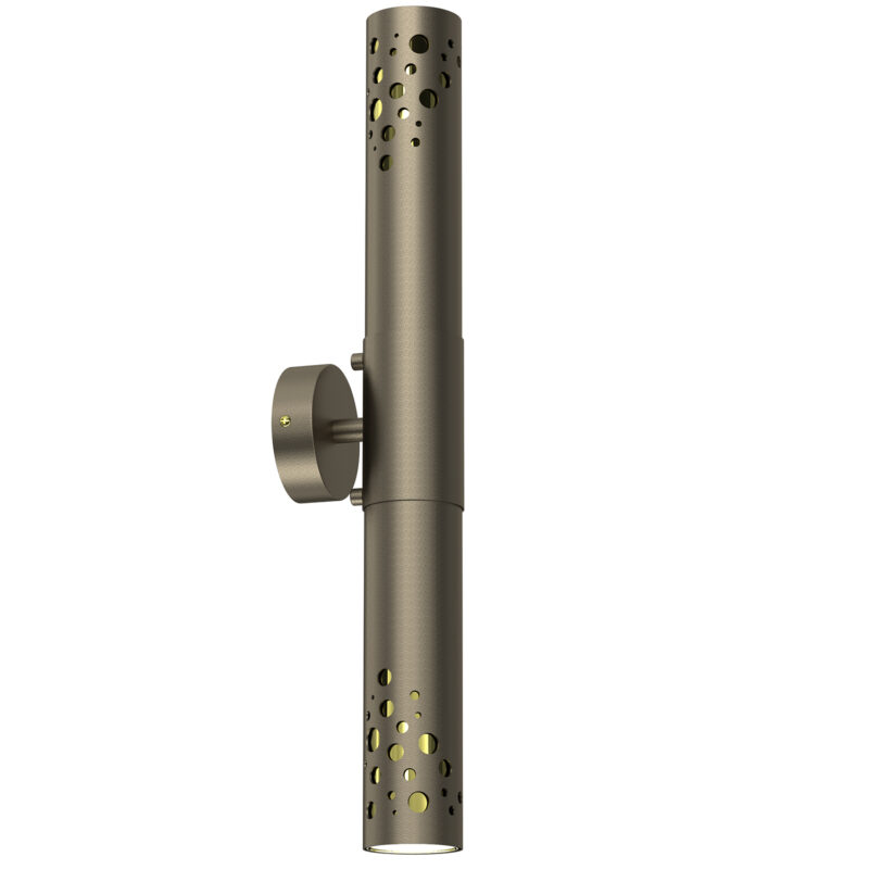 Kinkiet Luminex Altro Buble Tytanium Gold/gold x2