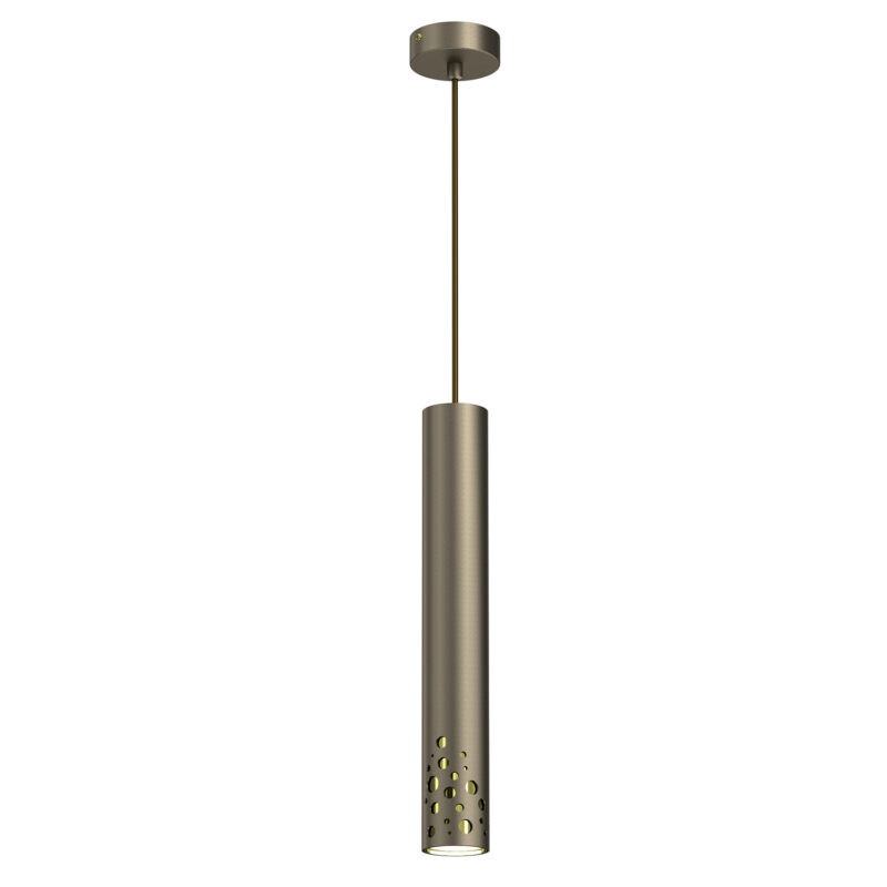 Żyrandol Luminex Altro Buble Tytanium Gold/gold x1