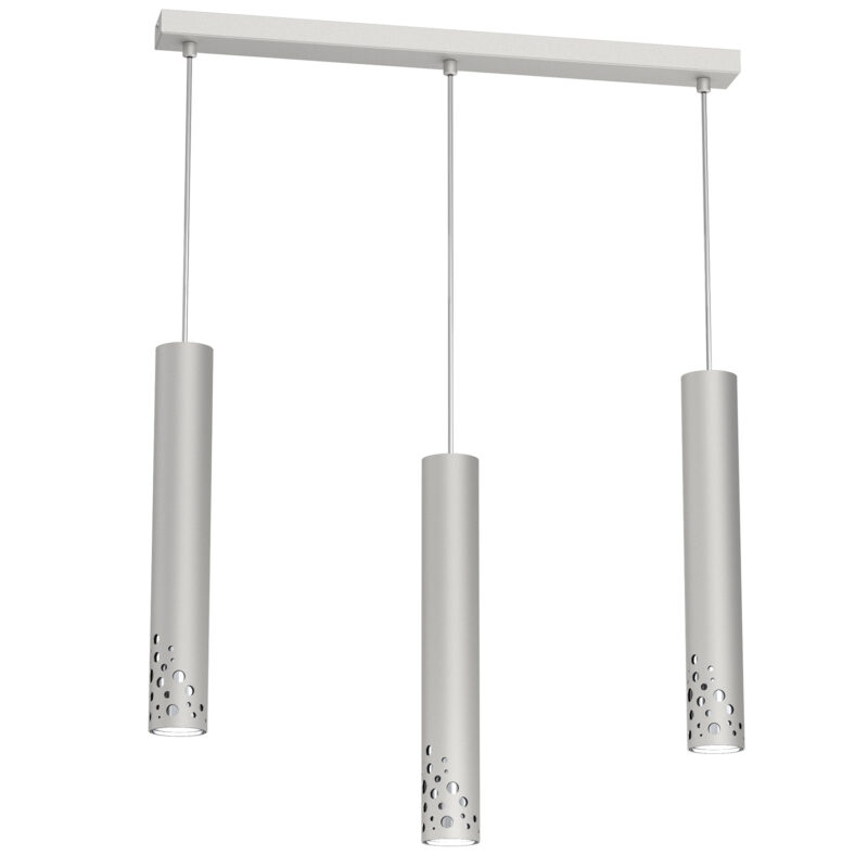 Żyrandol Luminex Altro Buble Line Bar 600 Mm Gray/chrome x3