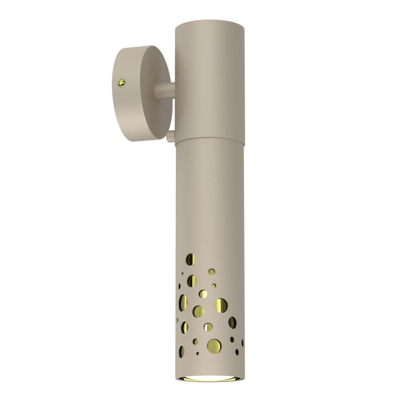 Kinkiet Luminex Altro Buble Beige/gold x1