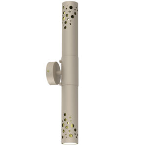 Kinkiet Luminex Altro Buble Beige/gold x2