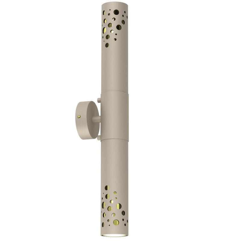 Kinkiet Luminex Altro Buble Beige/gold x2