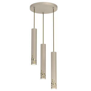 Żyrandol Luminex Altro Buble Plate Dia 300 Mm Beige/gold x3