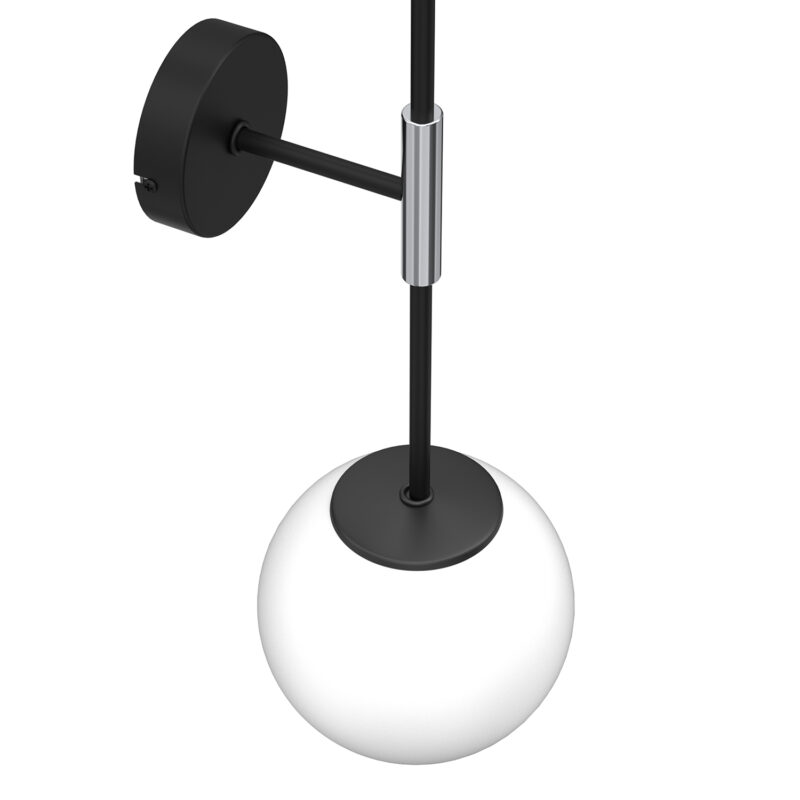 Kinkiet Luminex Glame Black/chrome x1 - obrazek 3