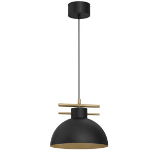 Żyrandol Luminex Estate Shade Dia 290 Mm Black/gold x1