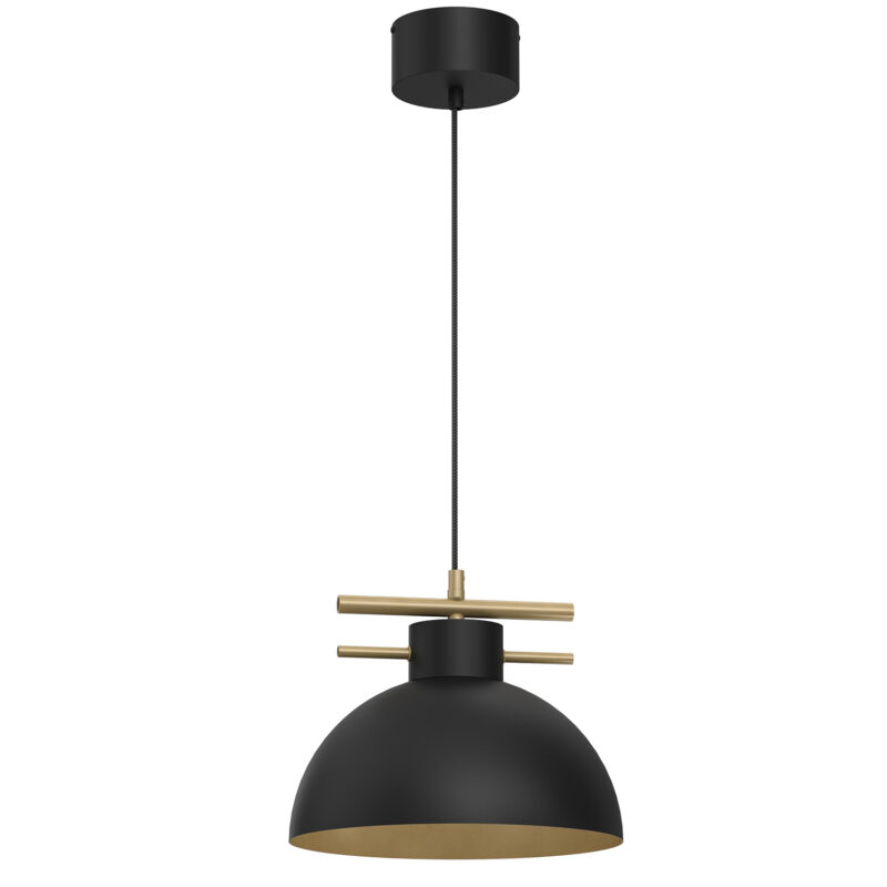 Żyrandol Luminex Estate Shade Dia 290 Mm Black/gold x1