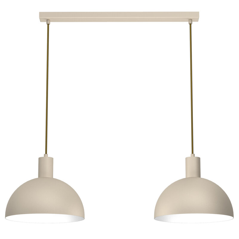 Żyrandol Luminex Handa Beige x2