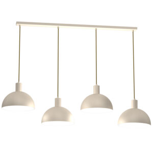 Żyrandol Luminex Handa Beige x4