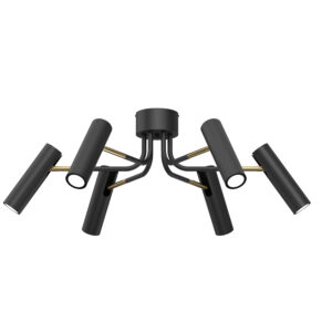 Plafon Luminex Ramiona Axion Black/gold x6