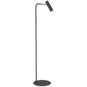 Lampa Podłogowa Luminex Axion Black/gold x1