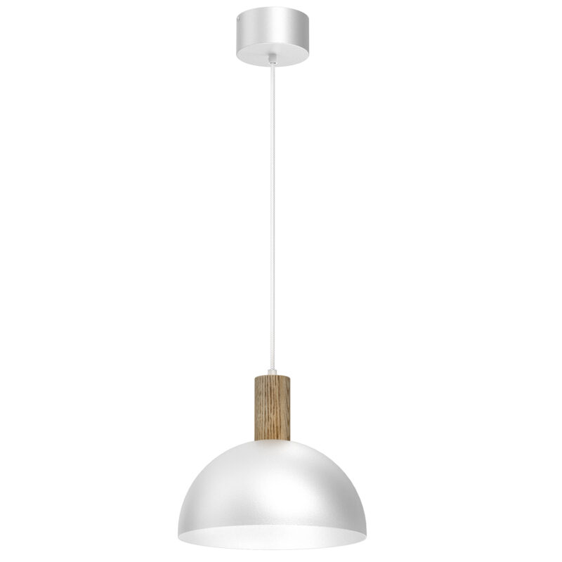 Żyrandol Luminex Handa White/wood x1
