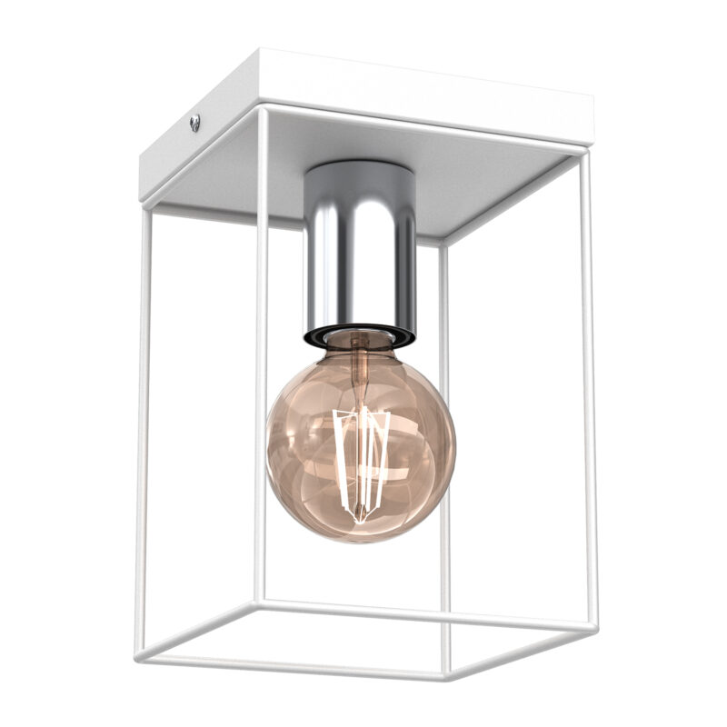 Plafon Luminex Homen White/chrome x1