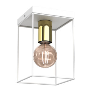 Plafon Luminex Homen White/gold x1