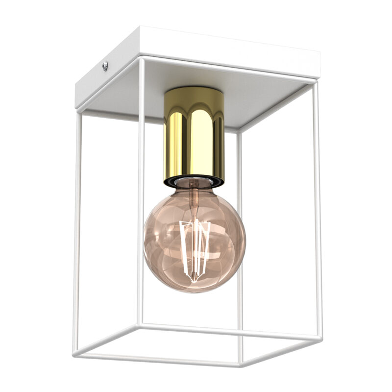 Plafon Luminex Homen White/gold x1