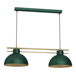 Żyrandol Luminex Estate Shade Dia 290 Mm Green/gold x2