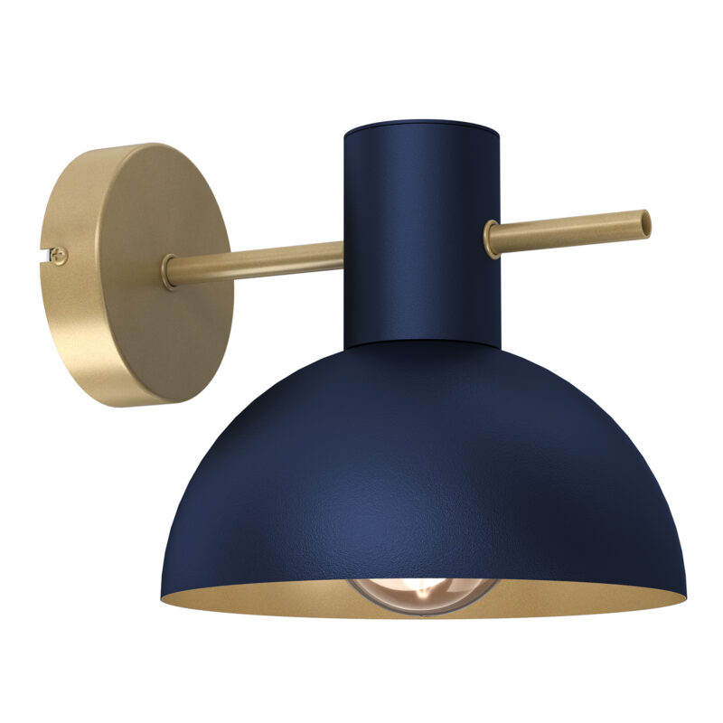 Kinkiet Luminex Estate Mini Dark-blue/gold x1