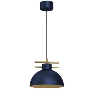 Żyrandol Luminex Estate Shade Dia 290 Mm Dark-blue/gold x1