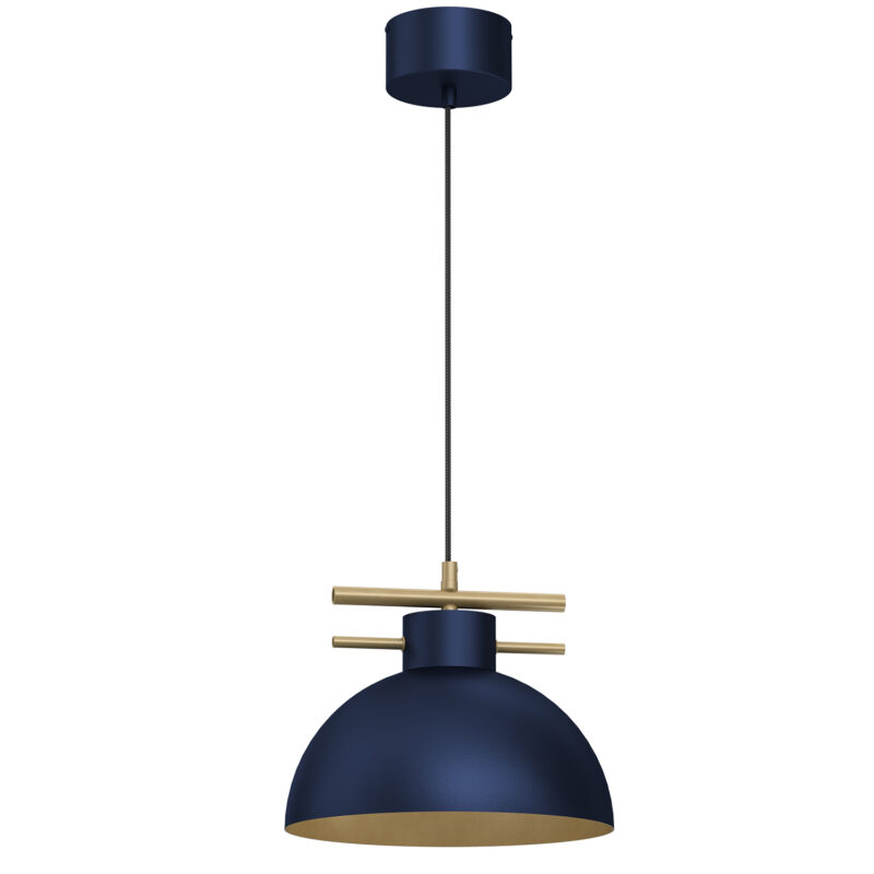 Żyrandol Luminex Estate Shade Dia 290 Mm Dark-blue/gold x1