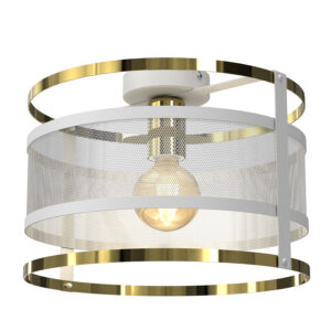 Plafon Luminex Rim White/gold x1