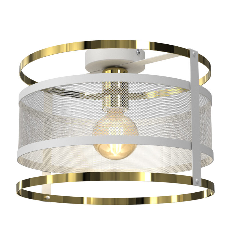 Plafon Luminex Rim White/gold x1