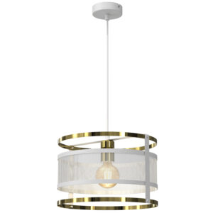 Żyrandol Luminex Rim White/gold x1