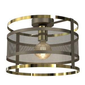Plafon Luminex Rim Titanium Gold/gold x1