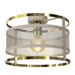 Plafon Luminex Rim Beige/gold x1