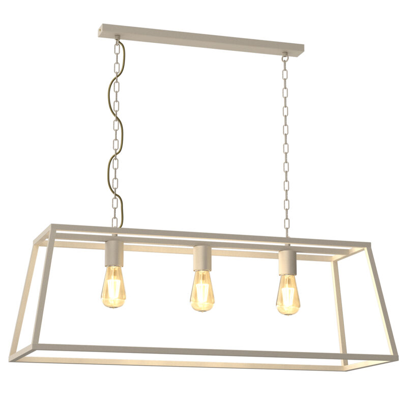 Żyrandol Luminex Frame Beige x3