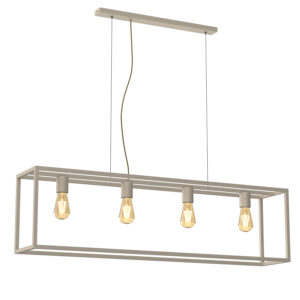 Żyrandol Luminex Frame Beige x4