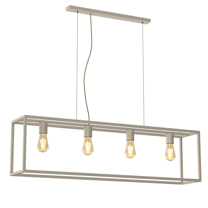 Żyrandol Luminex Frame Beige x4