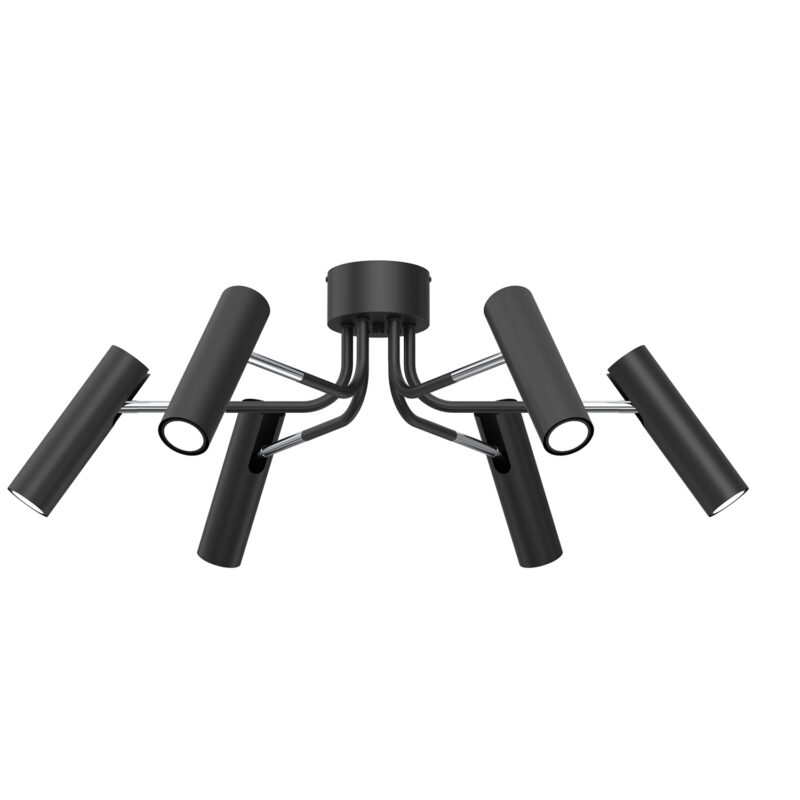 Plafon Luminex Ramiona Axion Black/chrome x6