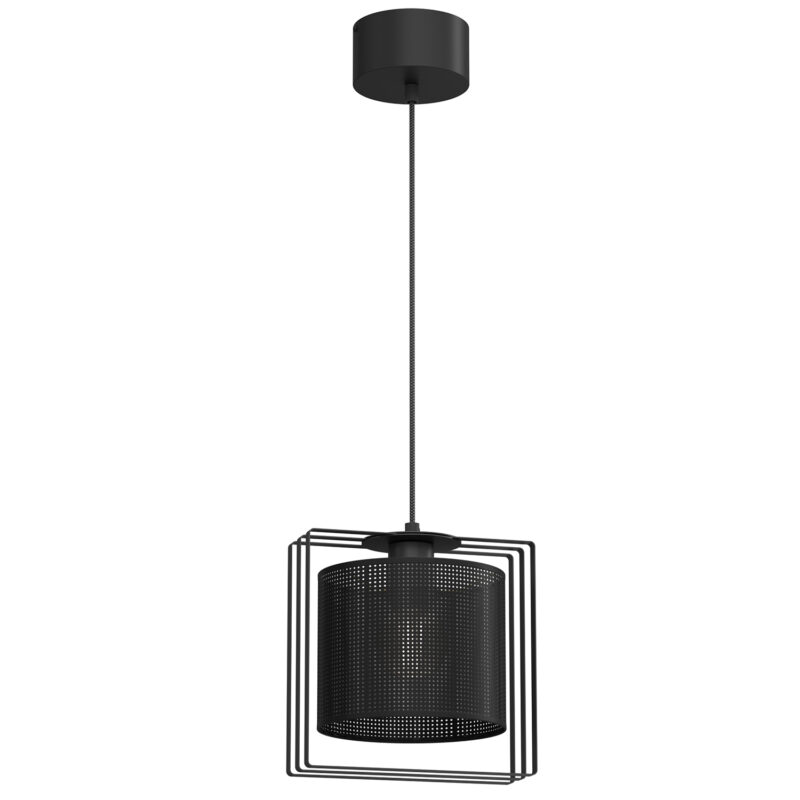 Żyrandol Luminex Coronado Black/loft Shade Black x1