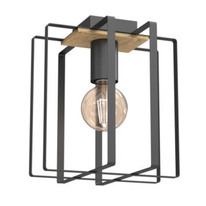 Plafon Luminex Kortez Black/wood x1