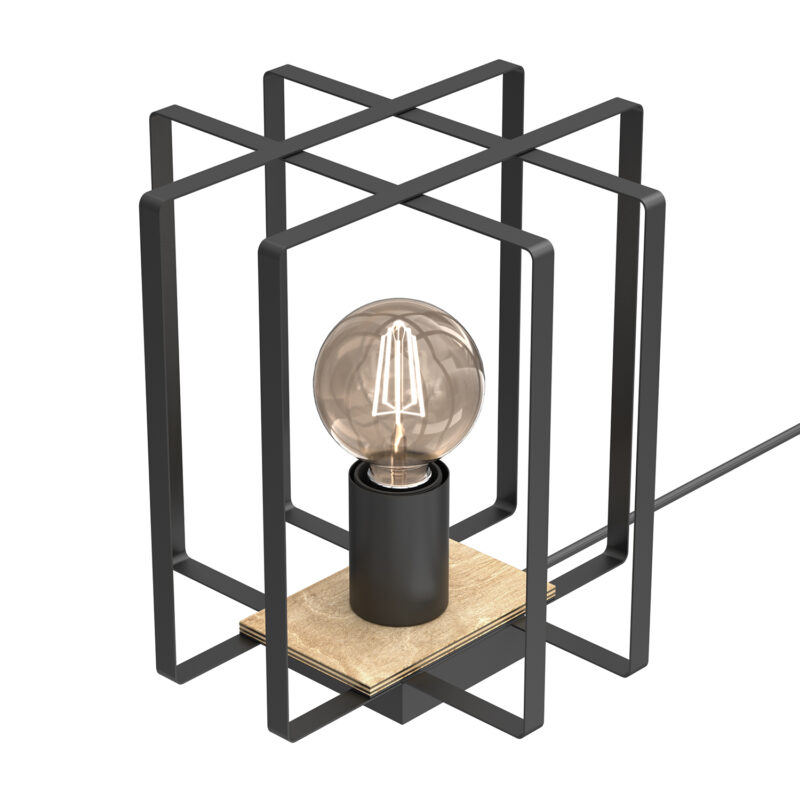 Lampka Gabinetowa Luminex Kortez Black/wood x1
