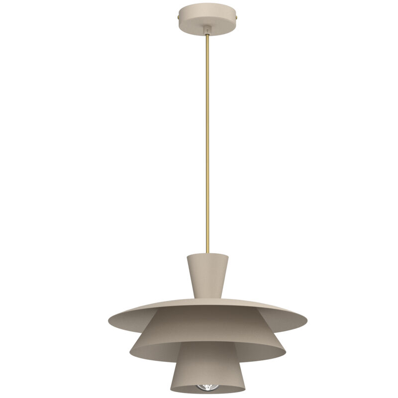 Żyrandol Luminex Plato Beige x1