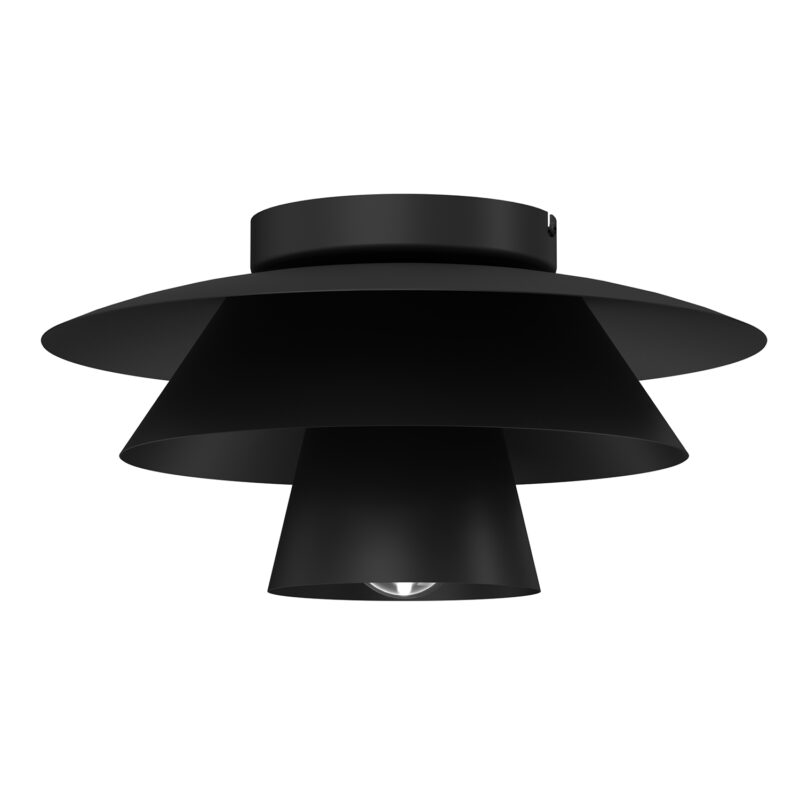 Plafon Luminex Plato Black x1