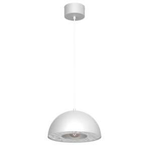 Żyrandol Luminex Elgund Dia 280 White/wood Decor x1