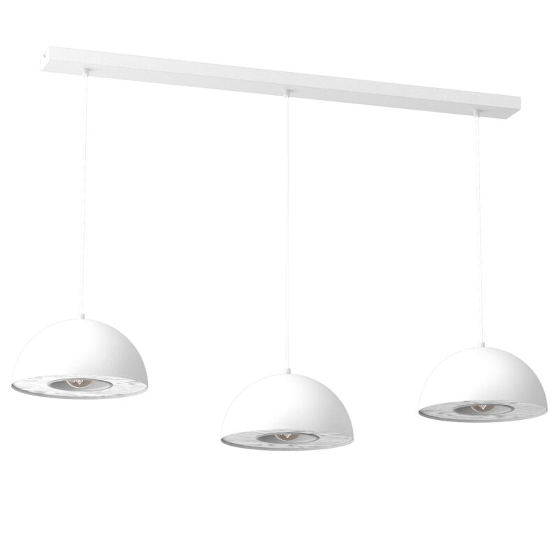 Żyrandol Luminex Listwa Elgund Dia 280 White/wood Decor x3