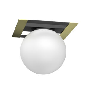 Plafon Luminex Satelit Black/gold x1