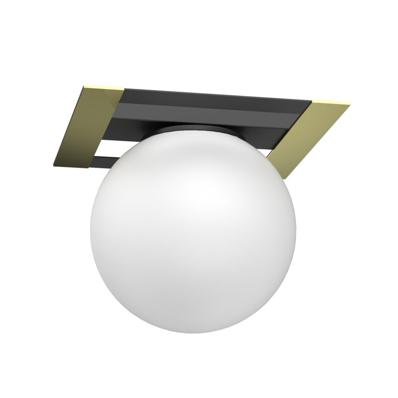 Plafon Luminex Satelit Black/gold x1
