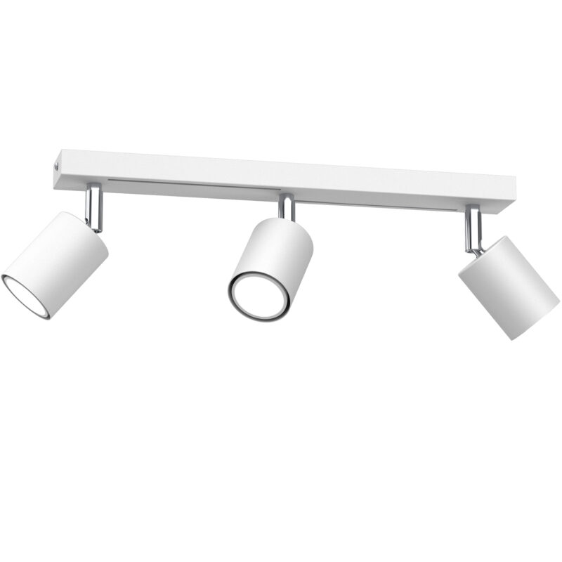 Spot Luminex Striper White/chrome x3