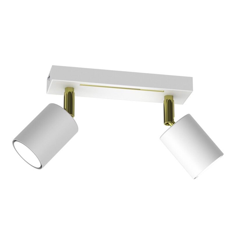 Spot Luminex Striper White/gold x2
