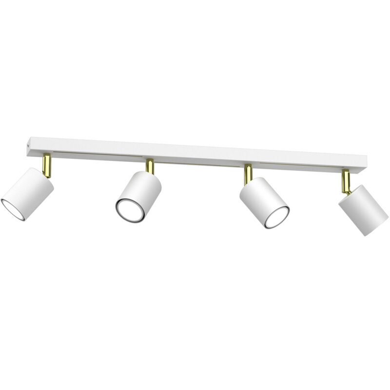 Spot Luminex Striper White/gold x4